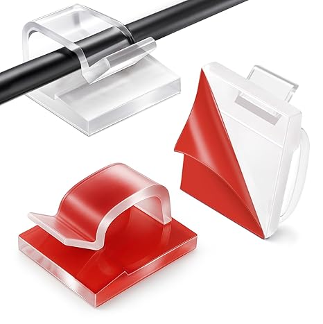 50 PCS Self Adhesive Cable Clips