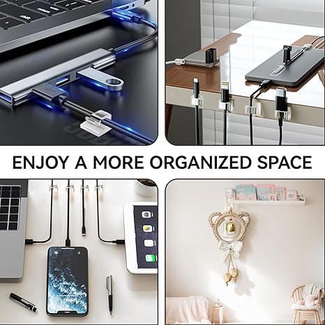 50 PCS Self Adhesive Cable Clips